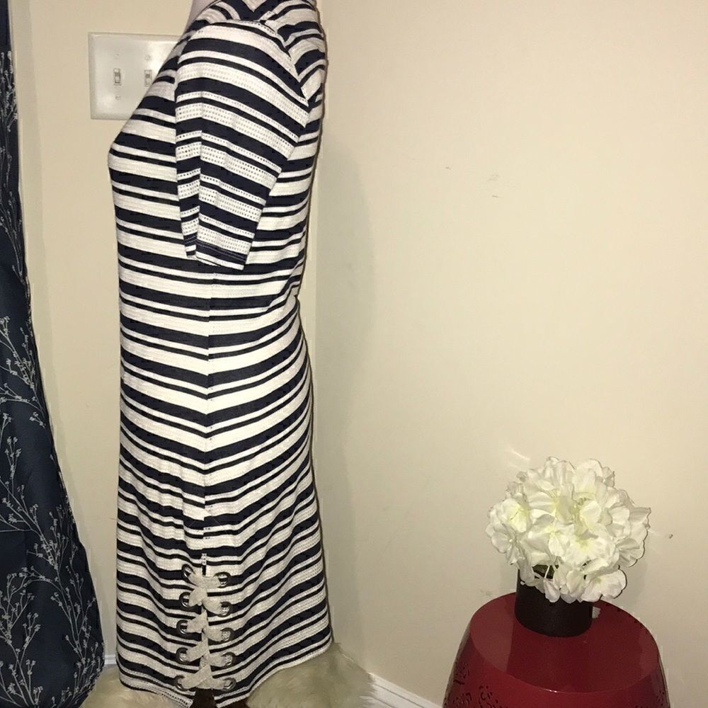 Splendid Topsail Short Sleeve Stripe Dress - Picture 2 of 6